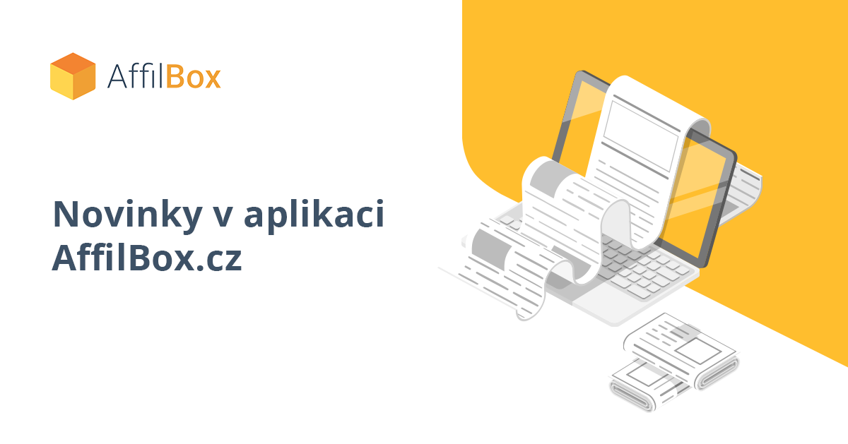 Novinky v aplikaci AffilBox.cz